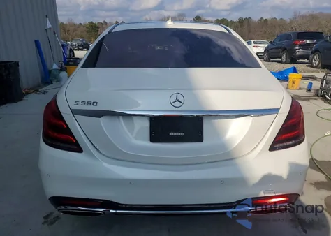 2018 Mercedes-Benz S 560 из США, поврежденный, VIN WDDUG8DB6JA416417